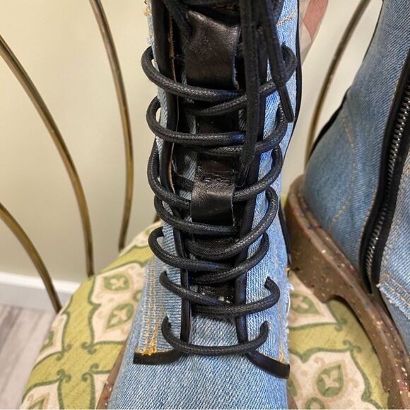 AS 98 Denim Combert Boots NWT - Picture 4 of 7